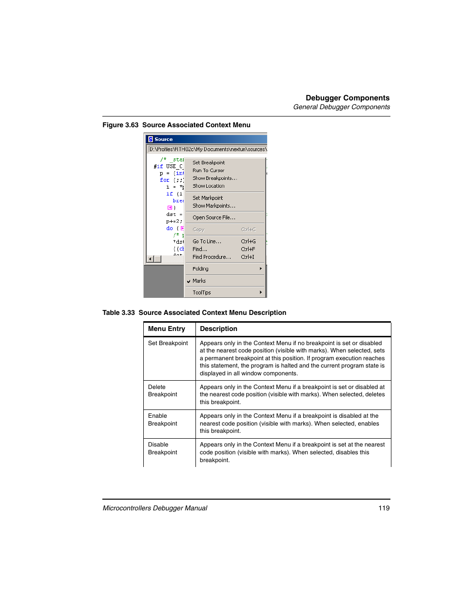 Figure 3.63, Table 3.33 | Freescale Semiconductor Microcontrollers User Manual | Page 119 / 892