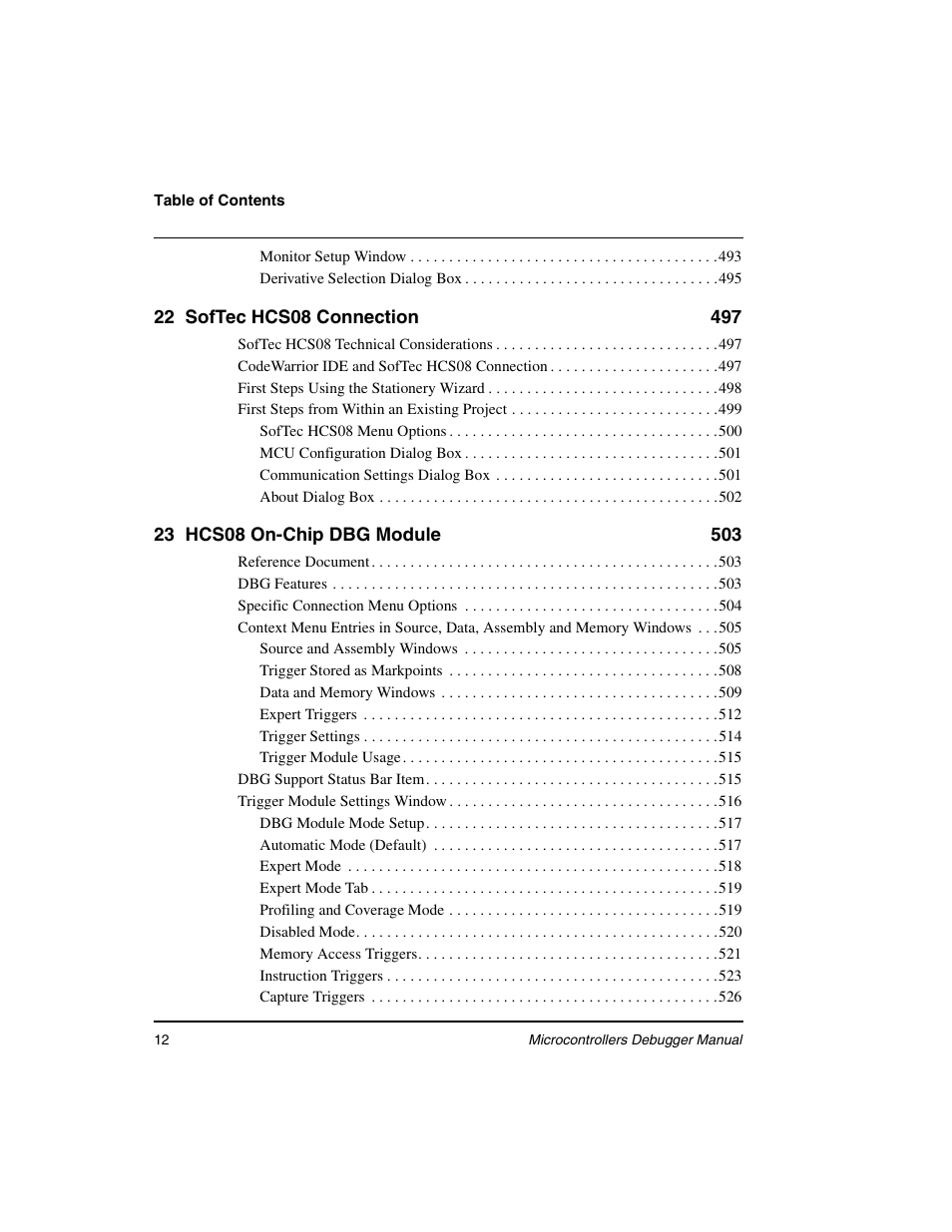Freescale Semiconductor Microcontrollers User Manual | Page 12 / 892