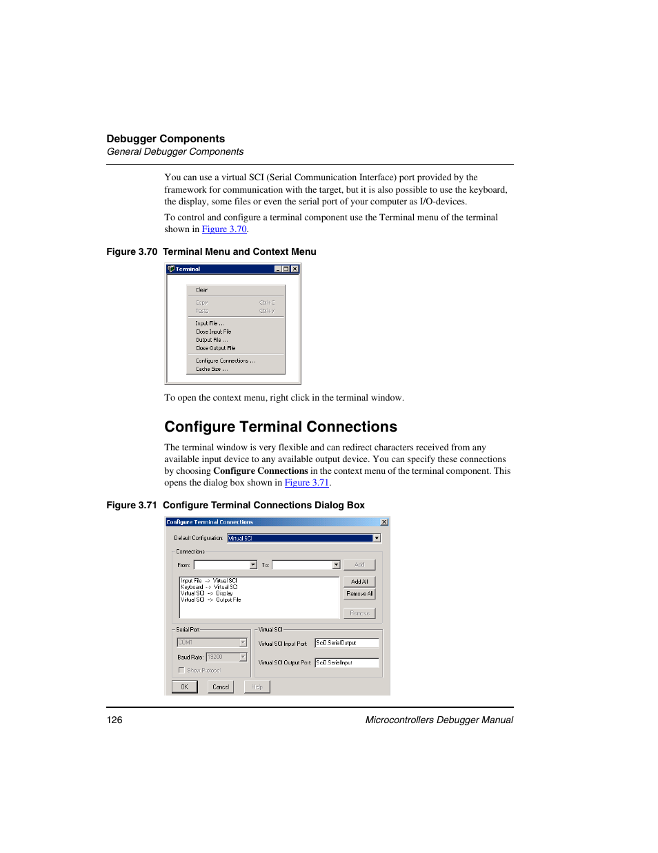 Configure terminal connections | Freescale Semiconductor Microcontrollers User Manual | Page 126 / 892
