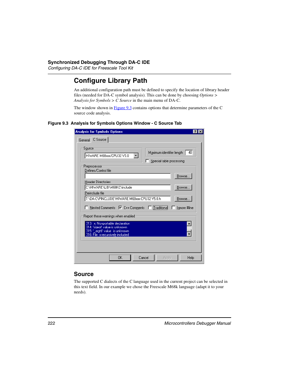 Configure library path | Freescale Semiconductor Microcontrollers User Manual | Page 222 / 892