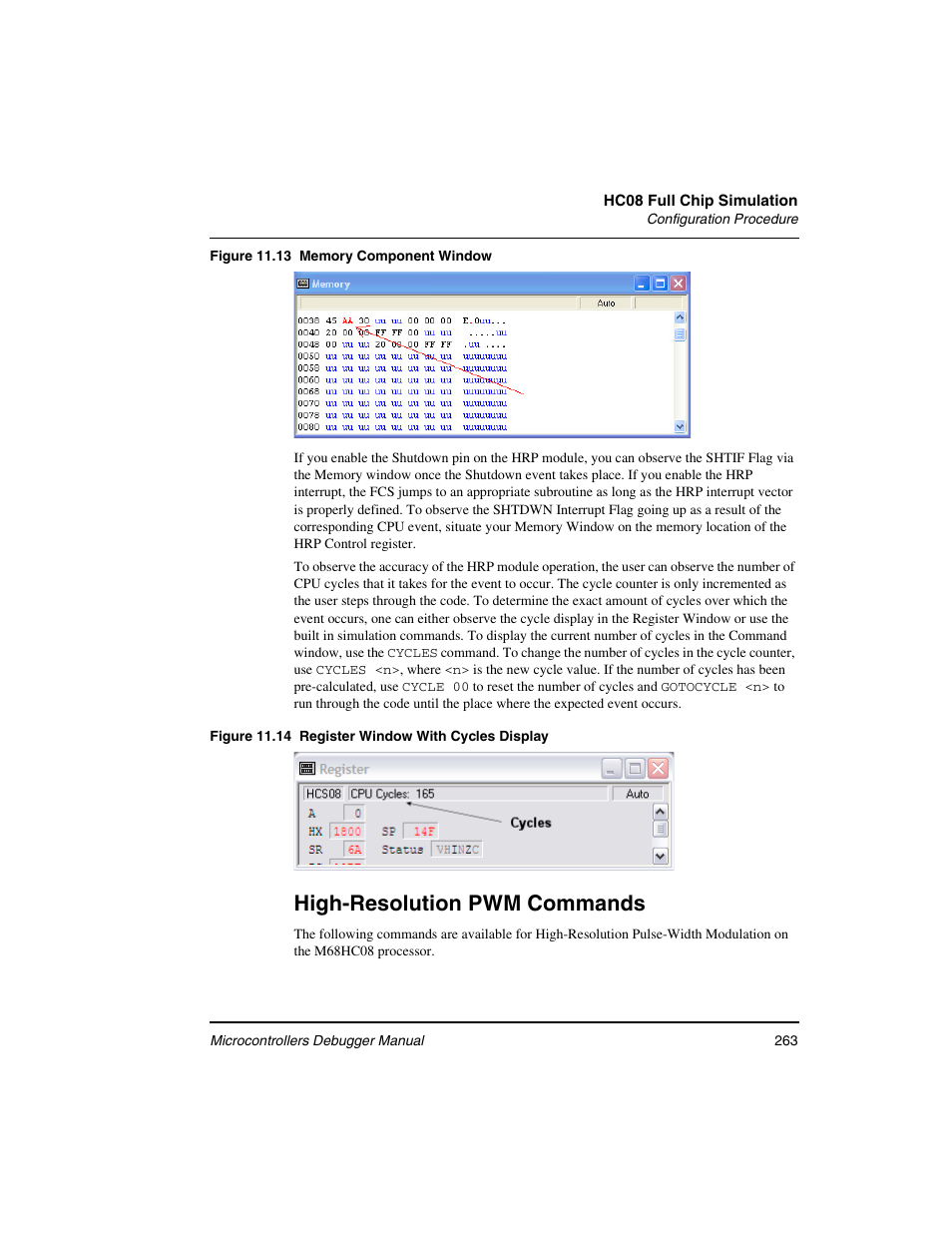 High-resolution pwm commands | Freescale Semiconductor Microcontrollers User Manual | Page 263 / 892
