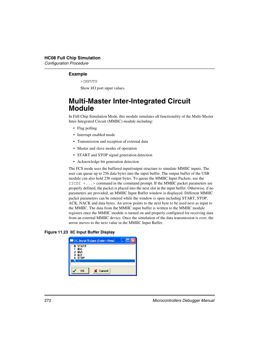Multi-master inter-integrated circuit module | Freescale Semiconductor Microcontrollers User Manual | Page 272 / 892