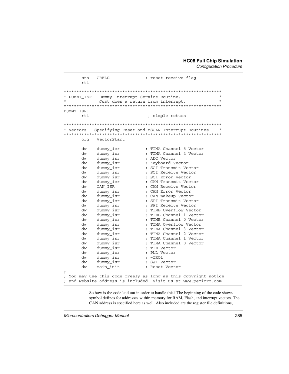 Freescale Semiconductor Microcontrollers User Manual | Page 285 / 892