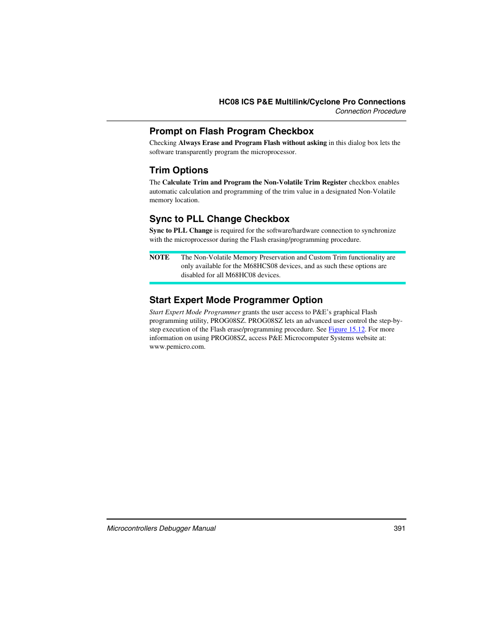 Freescale Semiconductor Microcontrollers User Manual | Page 391 / 892