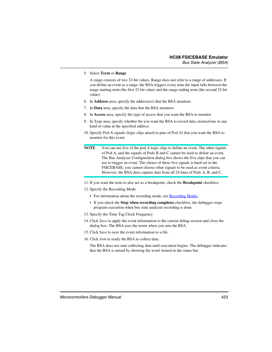 Freescale Semiconductor Microcontrollers User Manual | Page 423 / 892