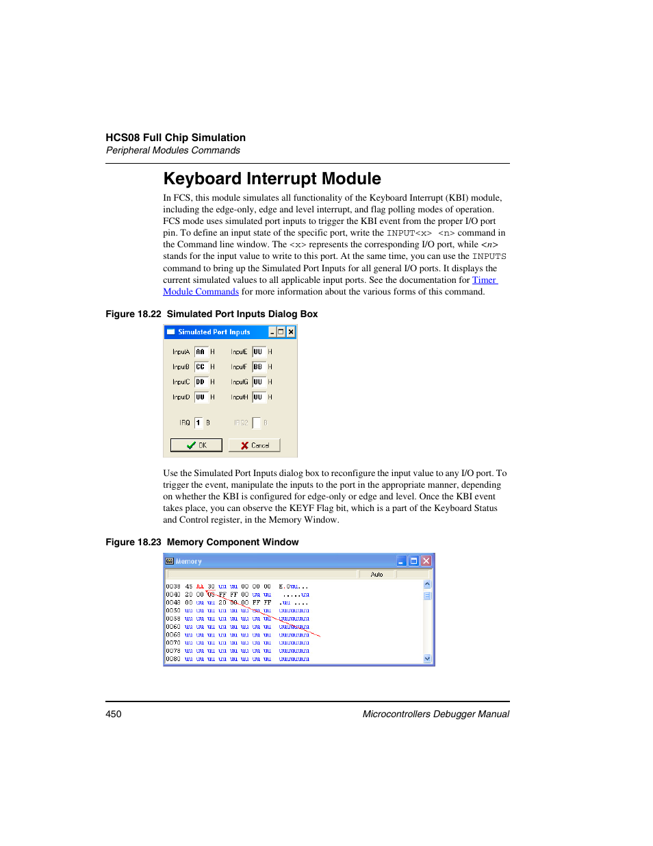 Keyboard interrupt module | Freescale Semiconductor Microcontrollers User Manual | Page 450 / 892