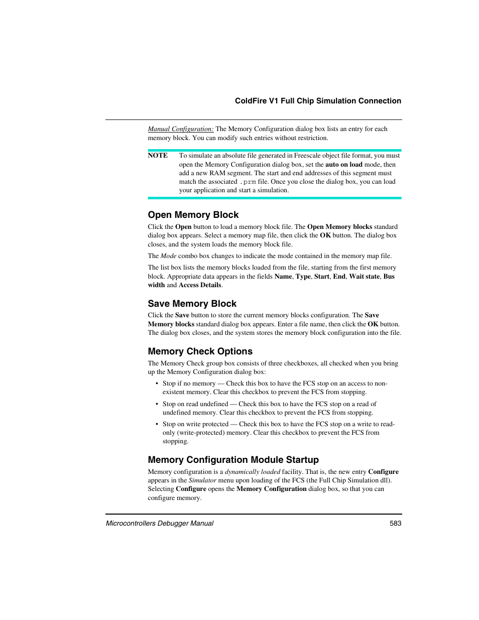 Freescale Semiconductor Microcontrollers User Manual | Page 583 / 892