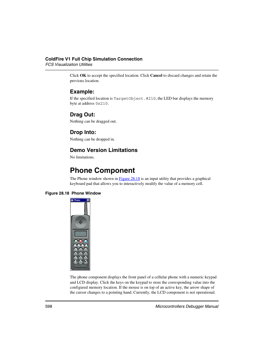 Phone component | Freescale Semiconductor Microcontrollers User Manual | Page 598 / 892