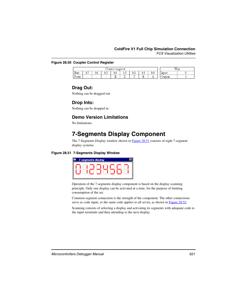 Segments display component | Freescale Semiconductor Microcontrollers User Manual | Page 621 / 892