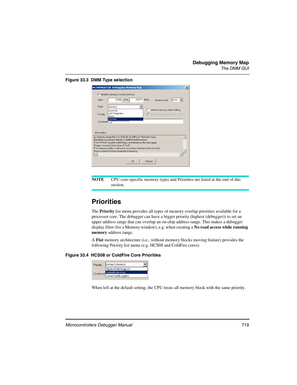 Priorities | Freescale Semiconductor Microcontrollers User Manual | Page 719 / 892