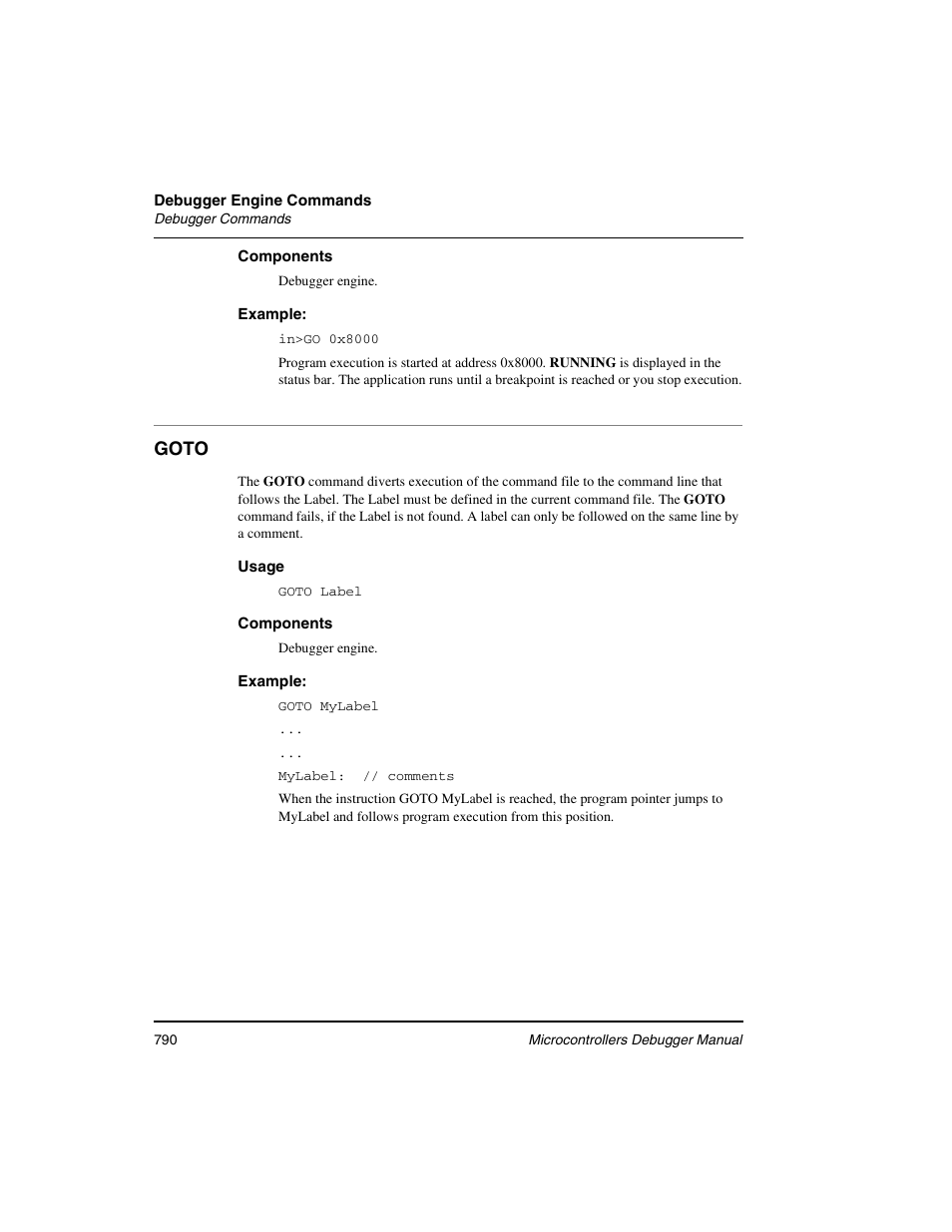 Goto | Freescale Semiconductor Microcontrollers User Manual | Page 790 / 892