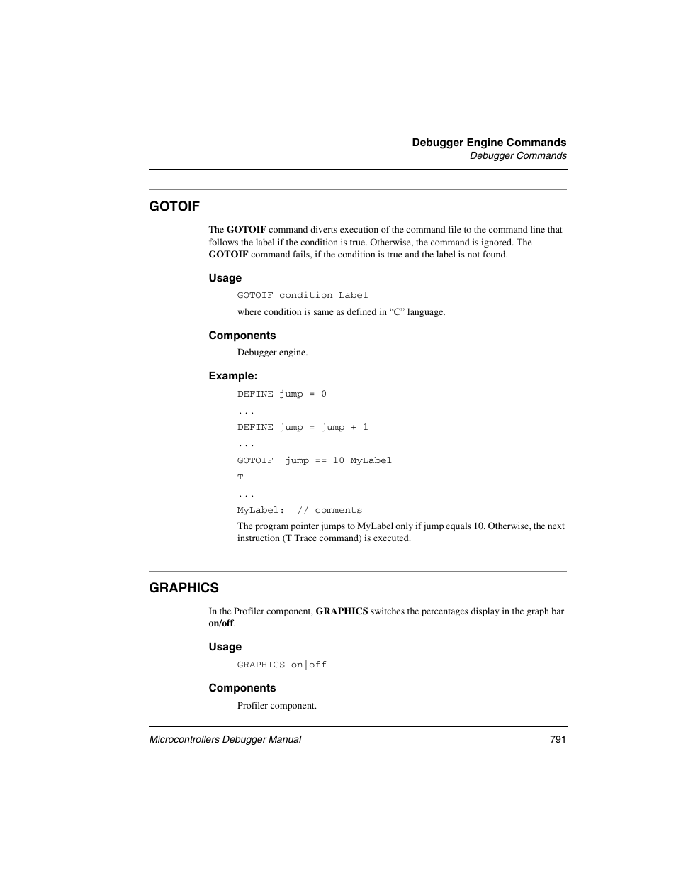 Gotoif, Graphics | Freescale Semiconductor Microcontrollers User Manual | Page 791 / 892