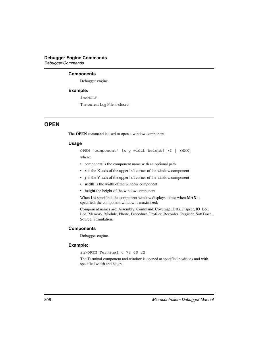 Open | Freescale Semiconductor Microcontrollers User Manual | Page 808 / 892