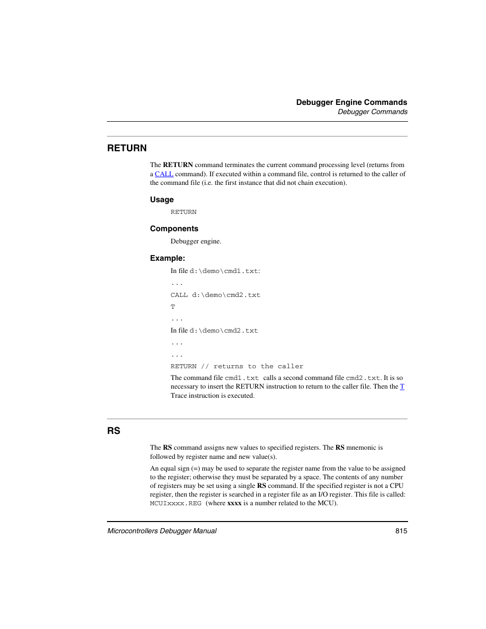 Return | Freescale Semiconductor Microcontrollers User Manual | Page 815 / 892