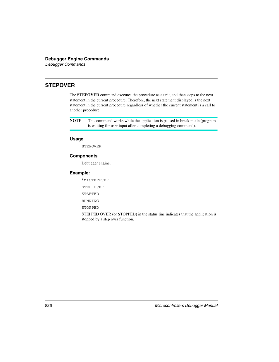 Stepover, Or sto | Freescale Semiconductor Microcontrollers User Manual | Page 826 / 892