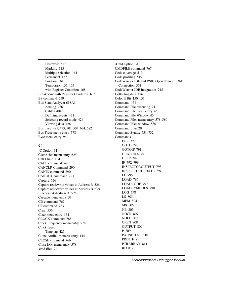 Freescale Semiconductor Microcontrollers User Manual | Page 872 / 892