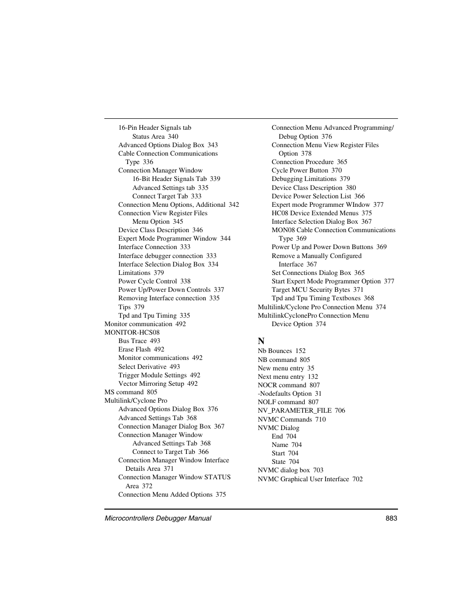 Freescale Semiconductor Microcontrollers User Manual | Page 883 / 892