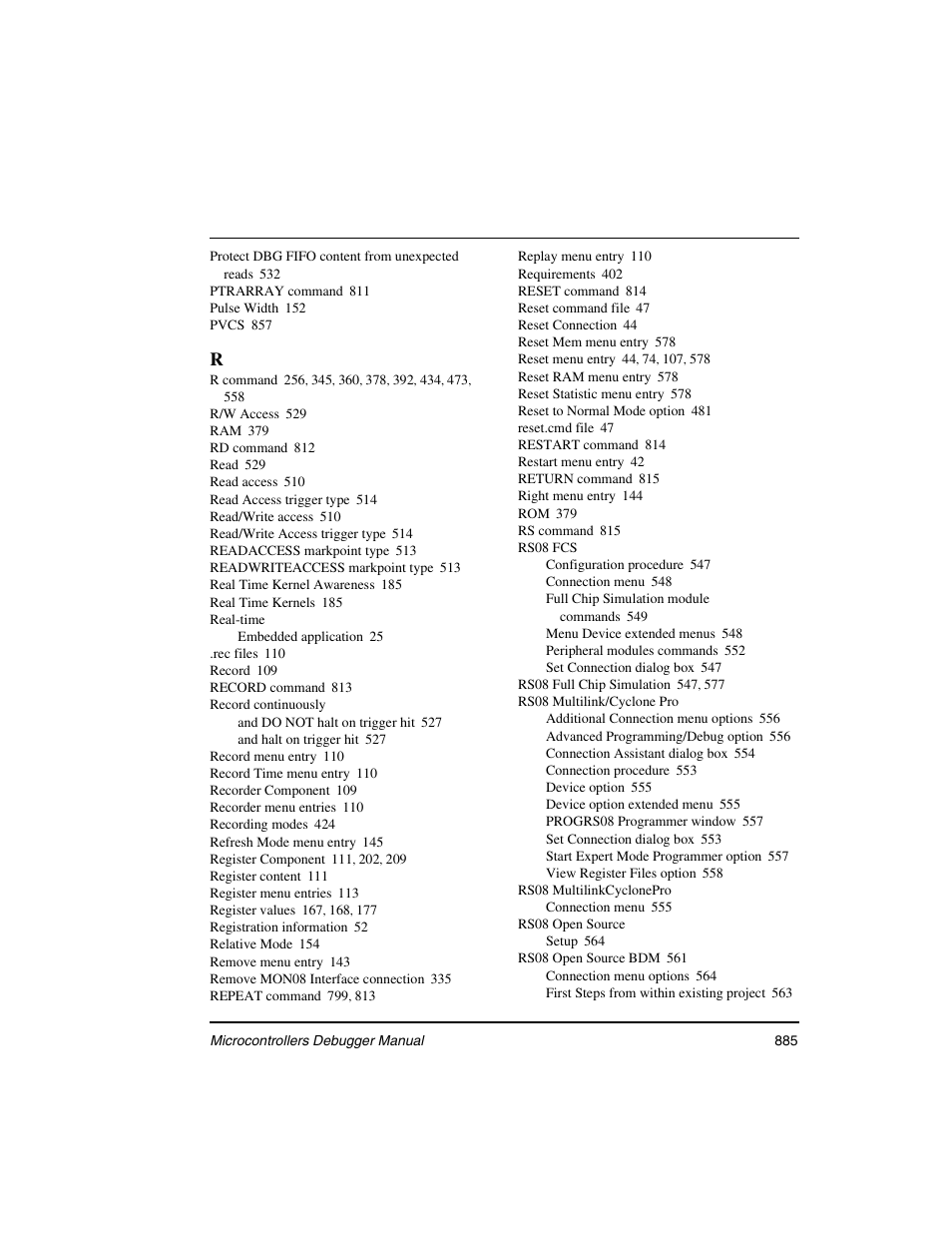 Freescale Semiconductor Microcontrollers User Manual | Page 885 / 892