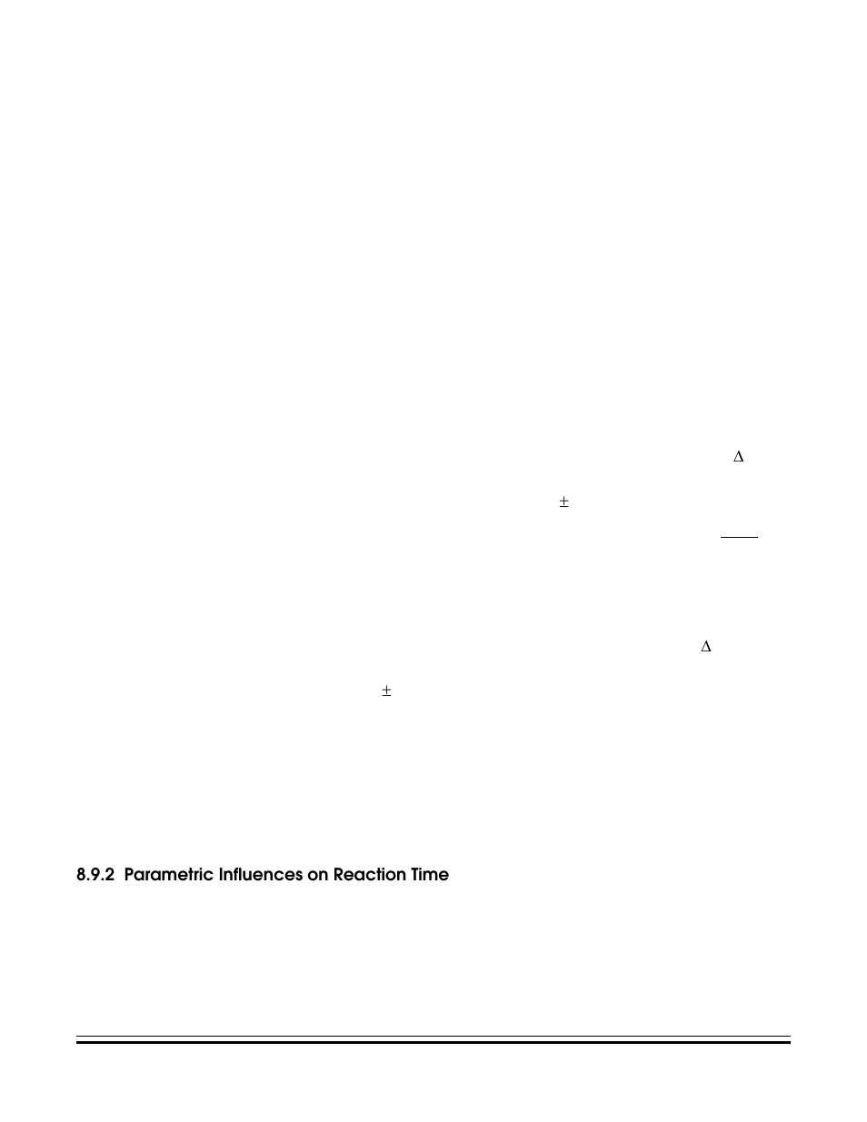 2 parametric influences on reaction time, Parametric influences on reaction time | Freescale Semiconductor MC68HC08KH12 User Manual | Page 109 / 262