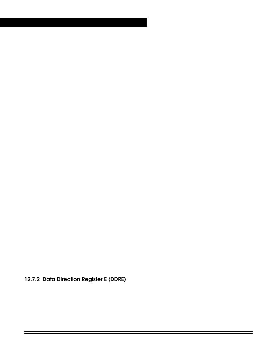 2 data direction register e (ddre), Data direction register e (ddre) | Freescale Semiconductor MC68HC08KH12 User Manual | Page 196 / 262