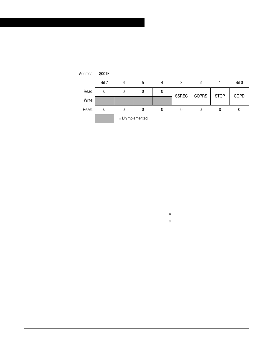 Configuration register (config) | Freescale Semiconductor MC68HC08KH12 User Manual | Page 50 / 262