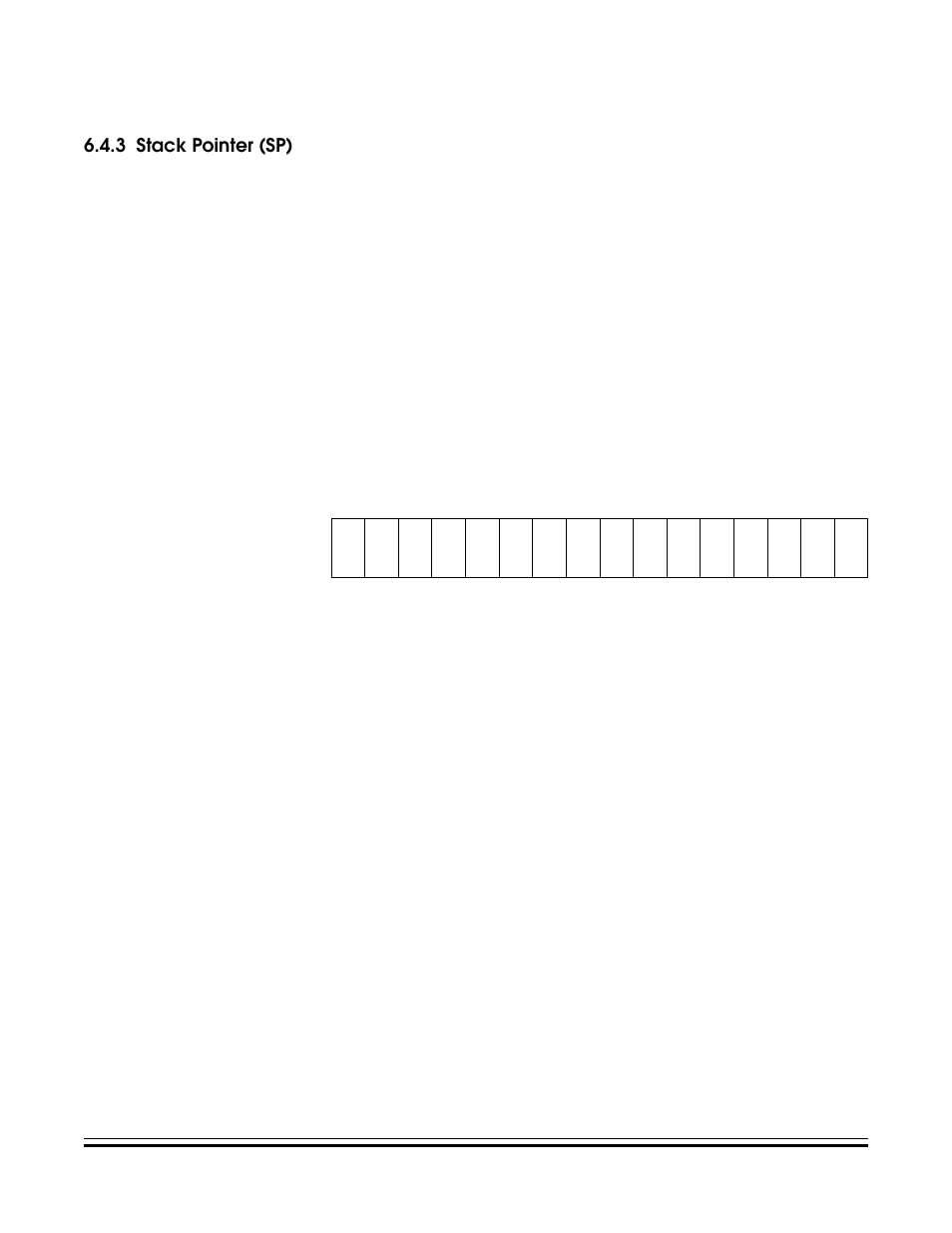 3 stack pointer (sp), Stack pointer (sp) | Freescale Semiconductor MC68HC08KH12 User Manual | Page 55 / 262