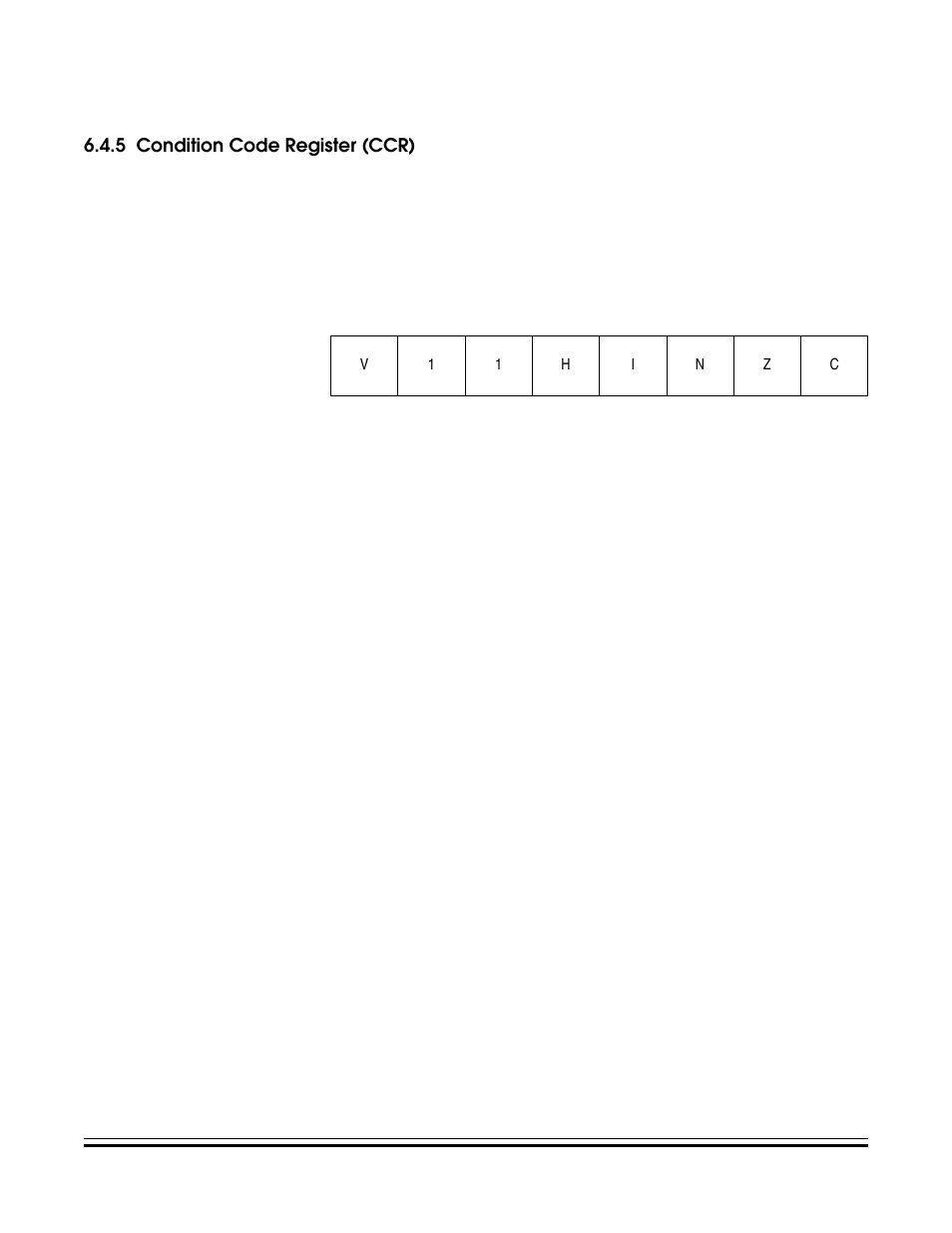 5 condition code register (ccr), Condition code register (ccr) | Freescale Semiconductor MC68HC08KH12 User Manual | Page 57 / 262