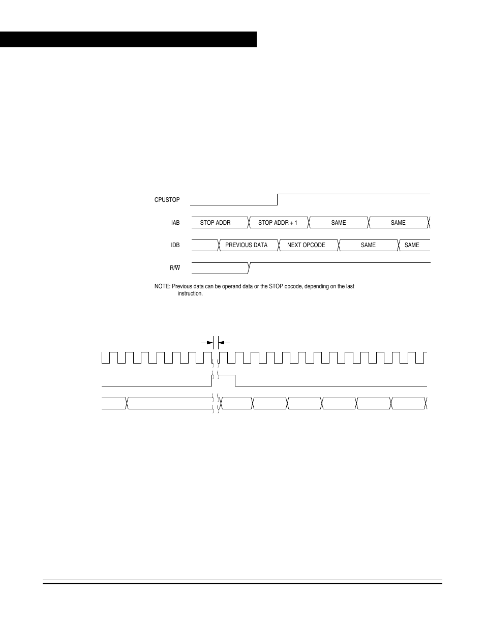 Stop mode entry timing, Stop mode recovery from interrupt or break | Freescale Semiconductor MC68HC08KH12 User Manual | Page 82 / 262