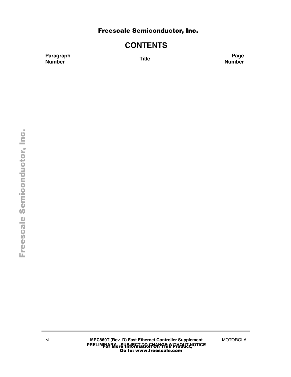 Freescale Semiconductor POWERPC MPC860T User Manual | Page 6 / 68