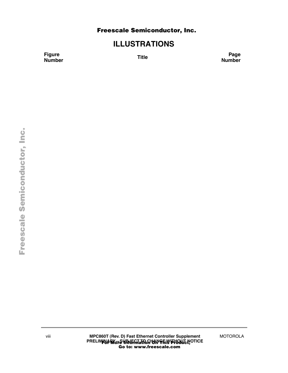 Illustrations | Freescale Semiconductor POWERPC MPC860T User Manual | Page 8 / 68