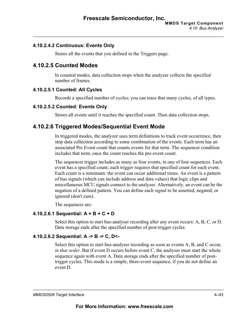 Freescale Semiconductor Target Interface MMDS0508 User Manual | Page 43 / 86