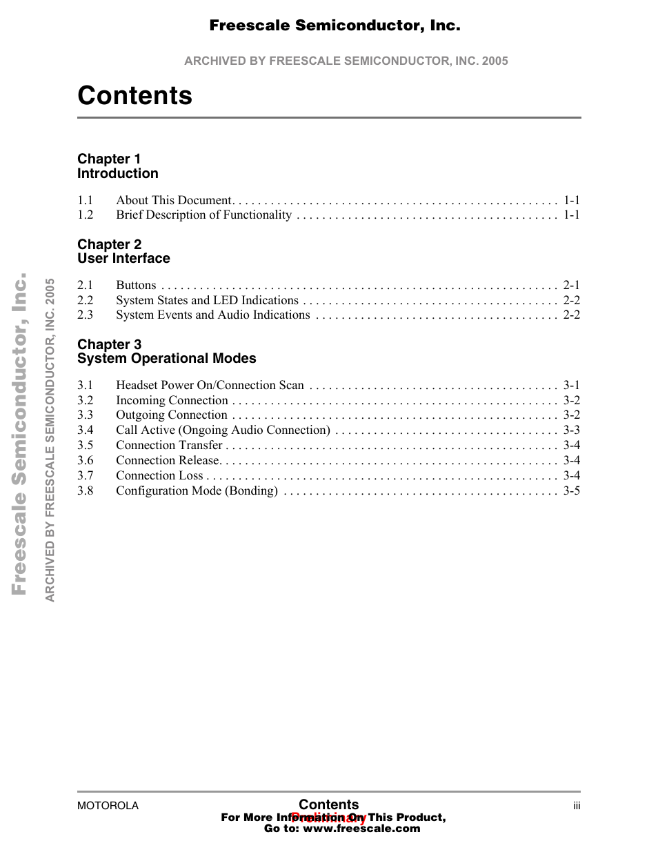 Freescale Semiconductor MOTOROLA 94001480400/D User Manual | Page 3 / 16
