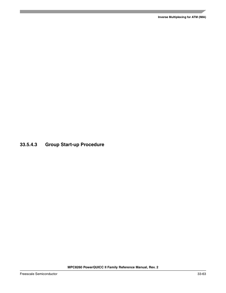 3 group start-up procedure, Group start-up procedure -63 | Freescale Semiconductor MPC8260 User Manual | Page 1165 / 1360