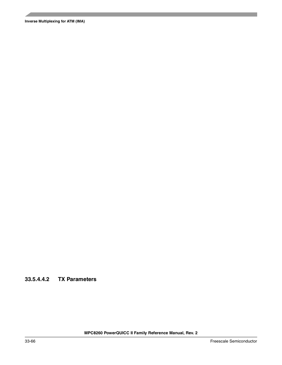 2 tx parameters, Tx parameters -66 | Freescale Semiconductor MPC8260 User Manual | Page 1168 / 1360