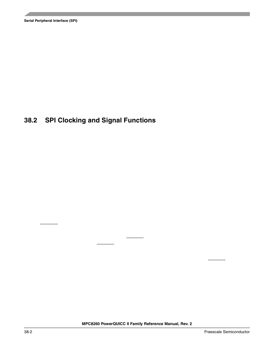 2 spi clocking and signal functions, Spi clocking and signal functions -2 | Freescale Semiconductor MPC8260 User Manual | Page 1248 / 1360