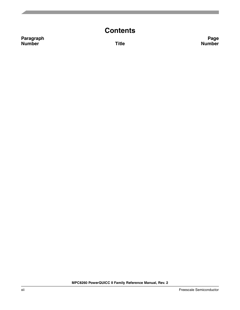 Freescale Semiconductor MPC8260 User Manual | Page 14 / 1360