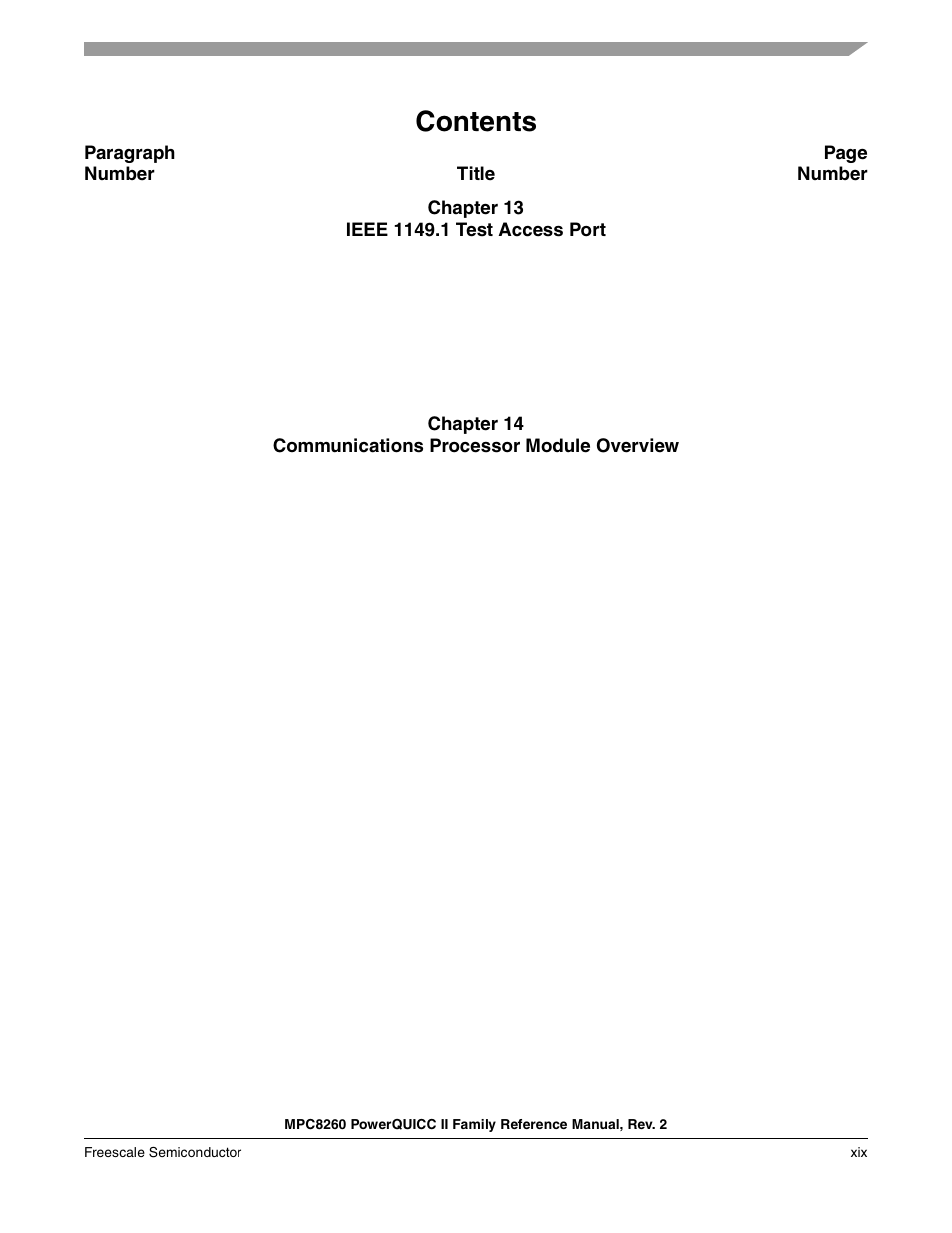 Freescale Semiconductor MPC8260 User Manual | Page 21 / 1360