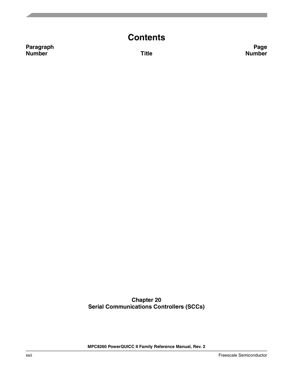Freescale Semiconductor MPC8260 User Manual | Page 24 / 1360