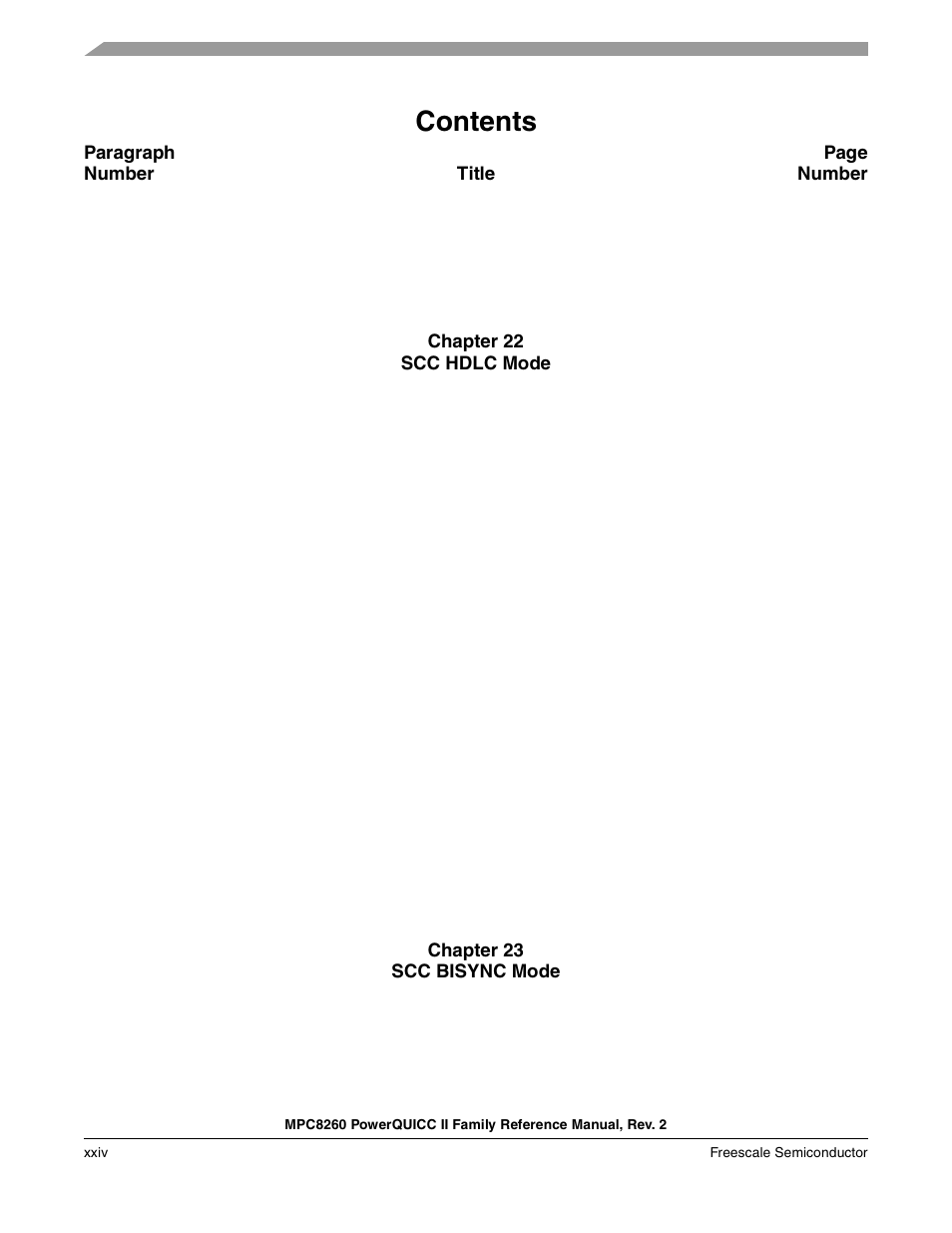 Freescale Semiconductor MPC8260 User Manual | Page 26 / 1360