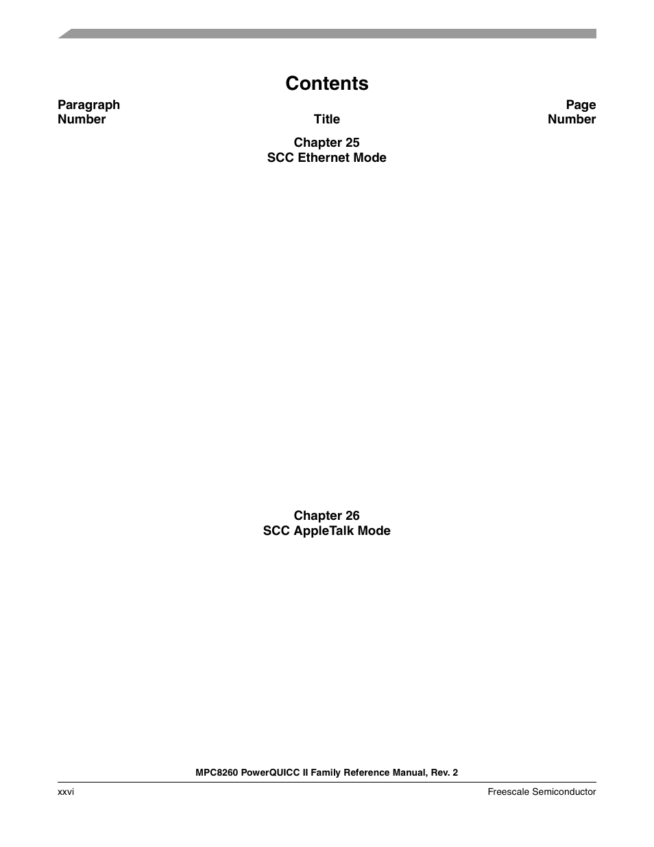 Freescale Semiconductor MPC8260 User Manual | Page 28 / 1360