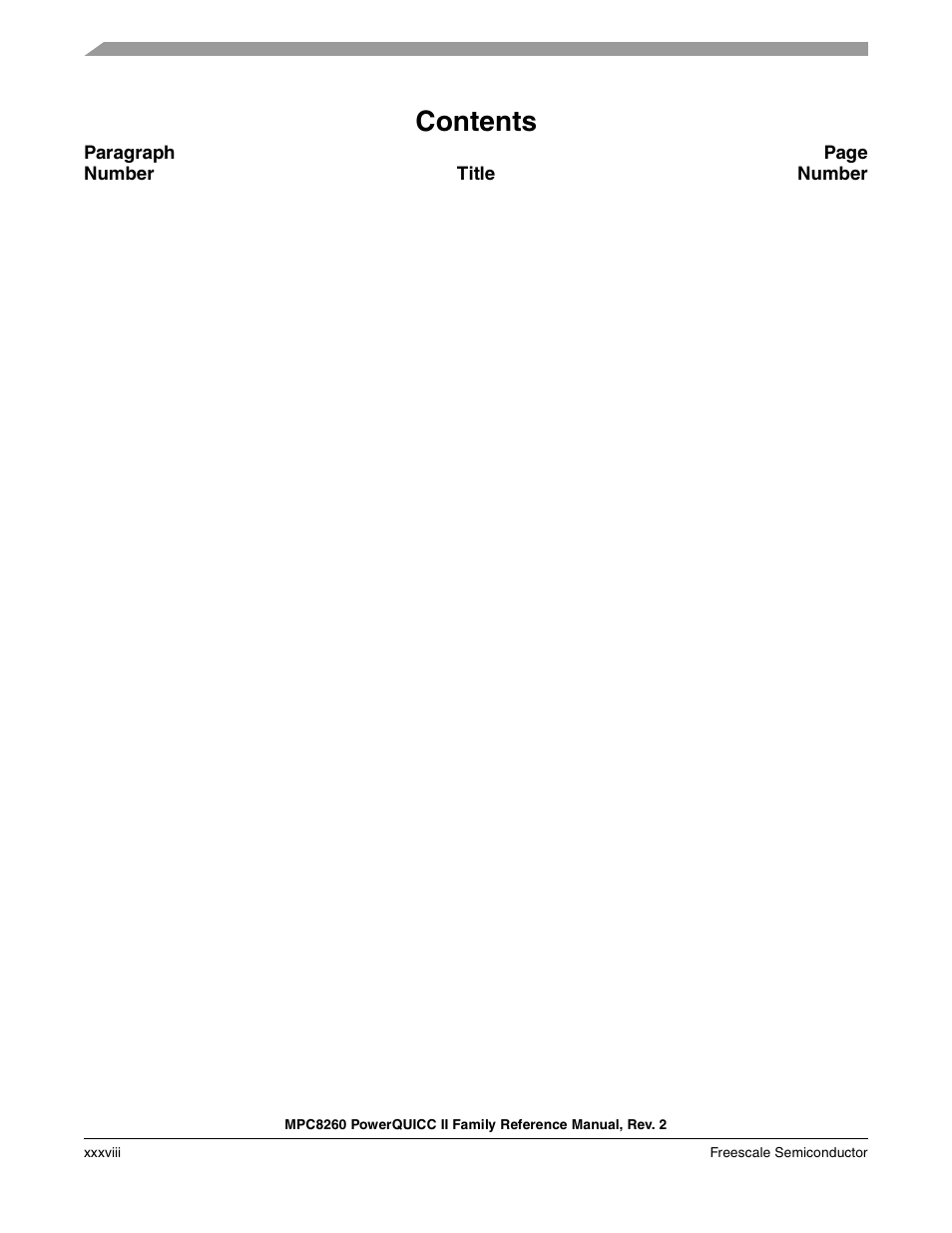 Freescale Semiconductor MPC8260 User Manual | Page 40 / 1360