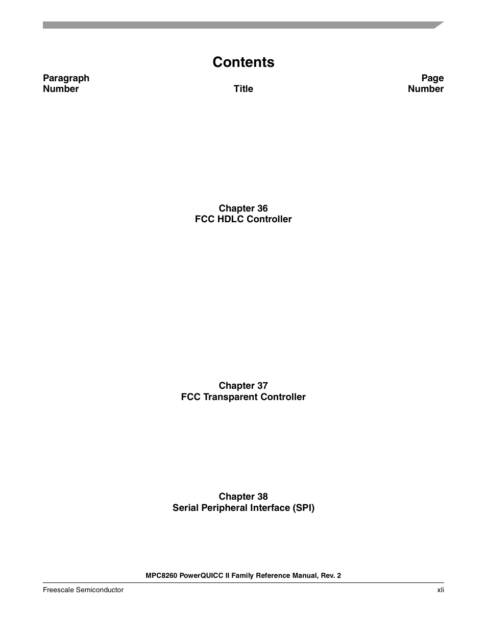 Freescale Semiconductor MPC8260 User Manual | Page 43 / 1360