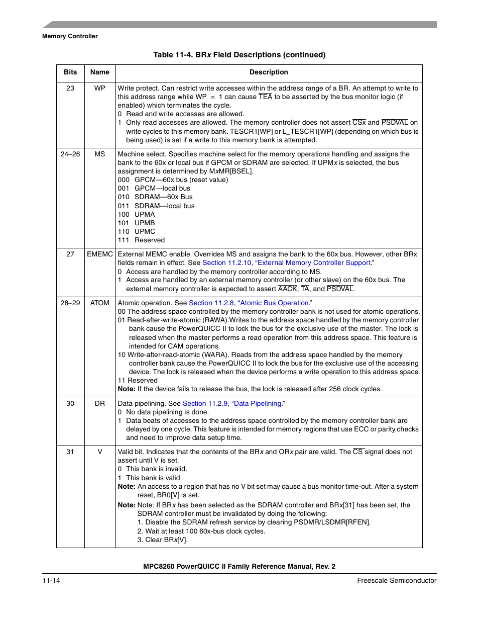 Freescale Semiconductor MPC8260 User Manual | Page 432 / 1360