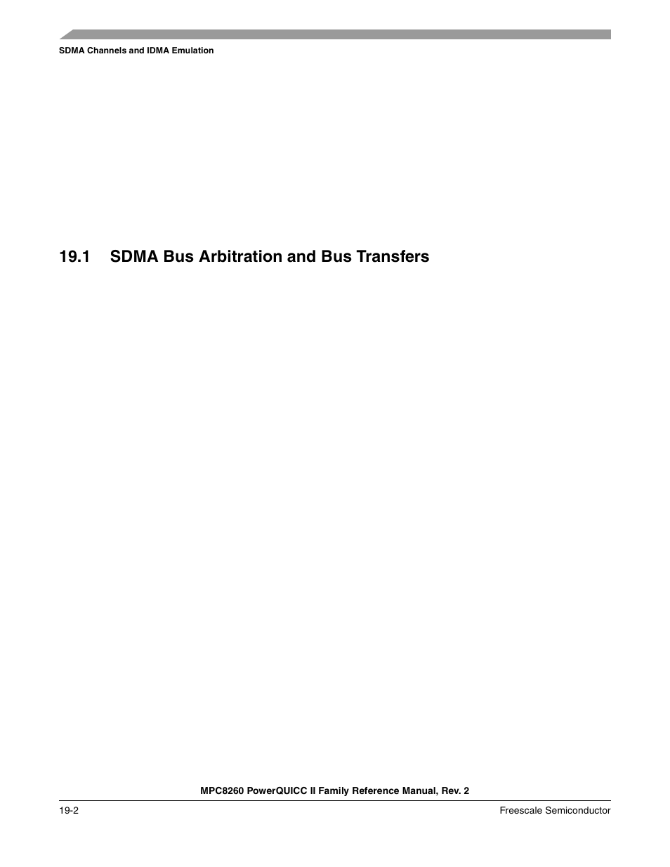1 sdma bus arbitration and bus transfers, Sdma bus arbitration and bus transfers -2 | Freescale Semiconductor MPC8260 User Manual | Page 646 / 1360