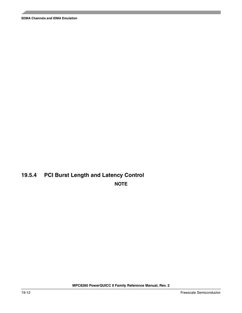 4 pci burst length and latency control, Pci burst length and latency control -12 | Freescale Semiconductor MPC8260 User Manual | Page 656 / 1360