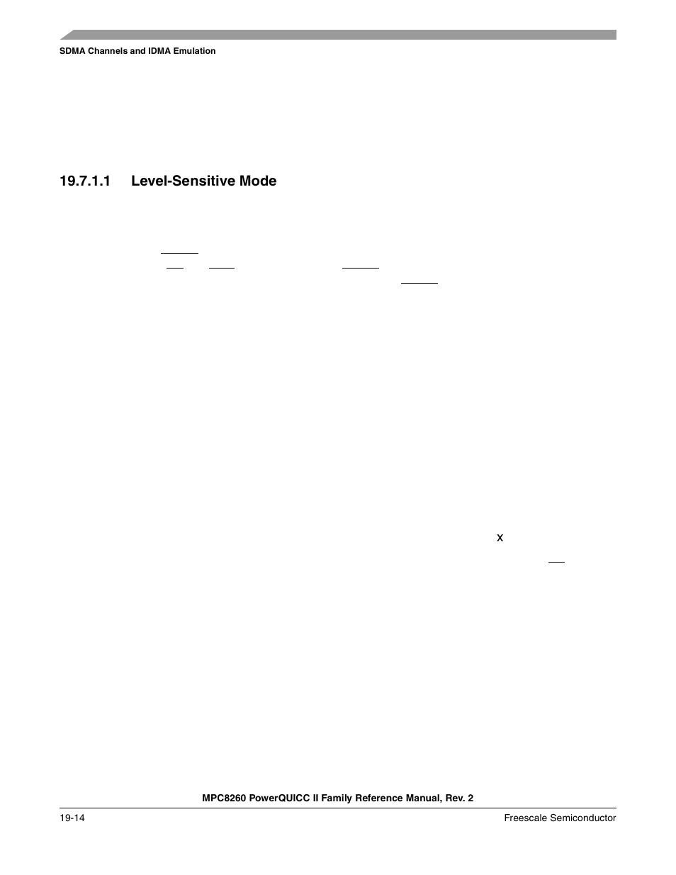 1 level-sensitive mode, Level-sensitive mode -14 | Freescale Semiconductor MPC8260 User Manual | Page 658 / 1360