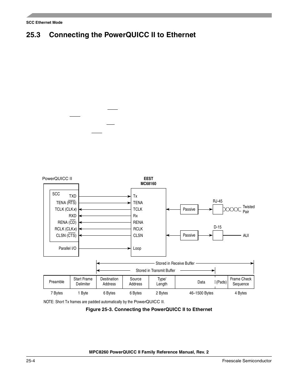 3 connecting the powerquicc ii to ethernet, Connecting the powerquicc ii to ethernet -4 | Freescale Semiconductor MPC8260 User Manual | Page 788 / 1360