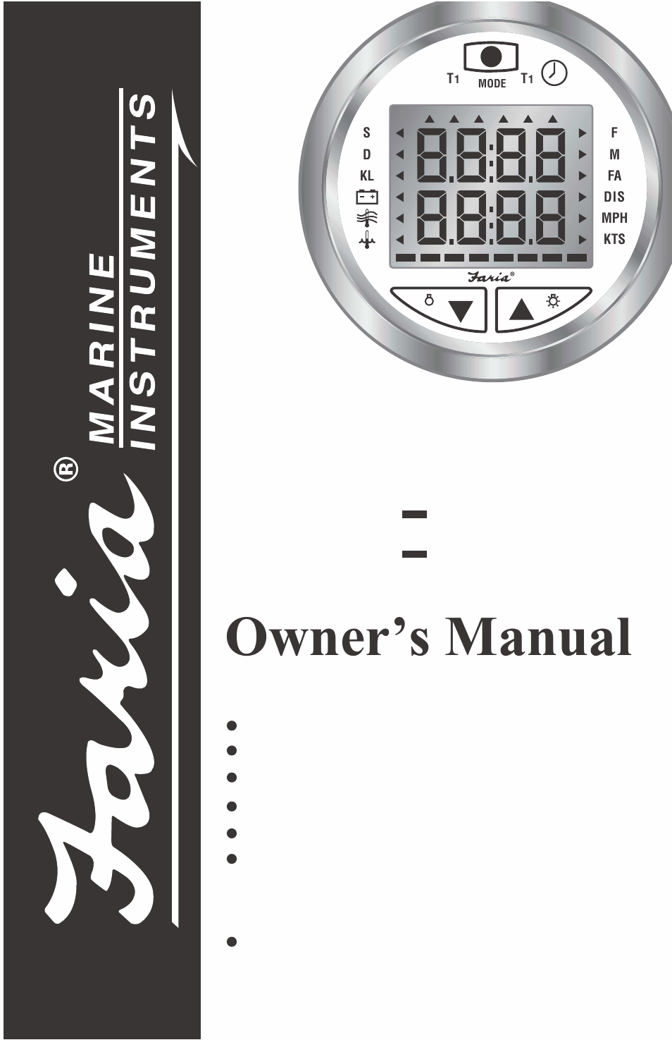 Faria Instruments PILOT IS0152 User Manual | 23 pages