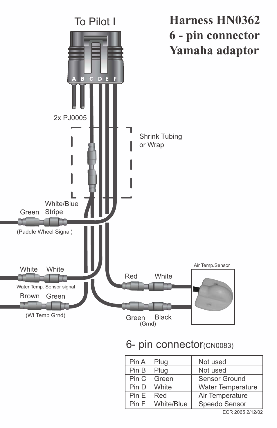 Pin connector | Faria Instruments PILOT IS0152 User Manual | Page 19 / 23