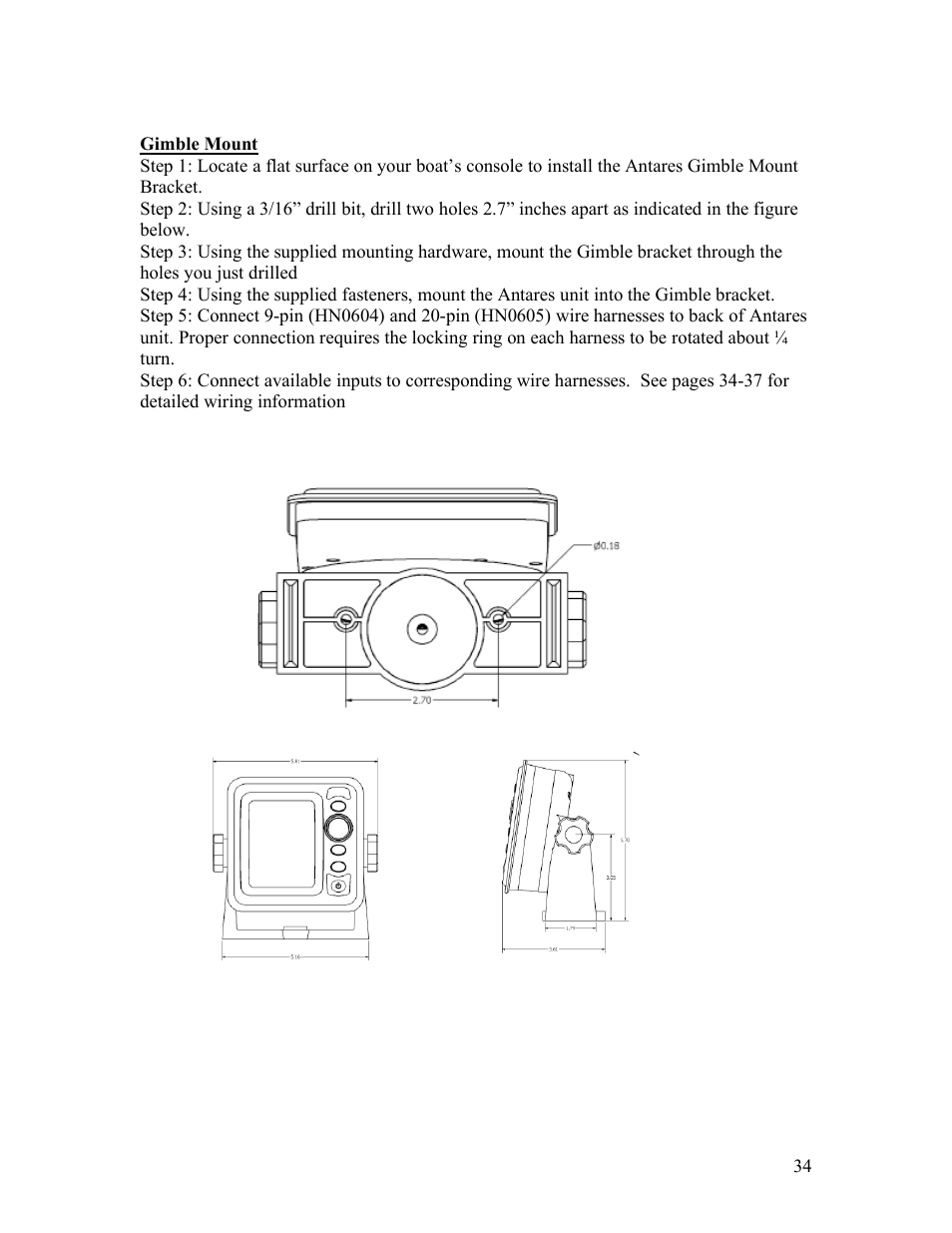 Faria Instruments Antares IS0250a User Manual | Page 37 / 44